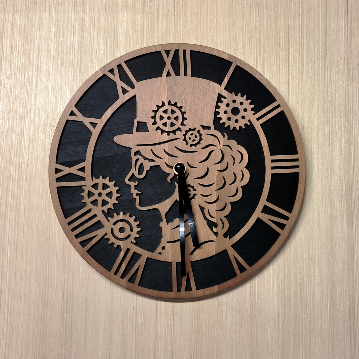 Horloge murale steampunk