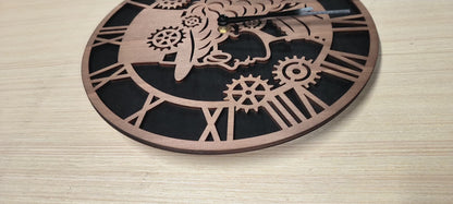 Horloge murale steampunk